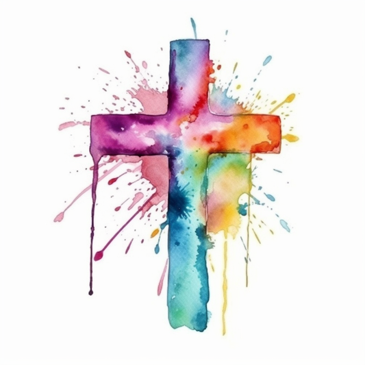 Christian Cross Vinyl Decal Sticker for Car, Laptop, Tumbler and more # 007847