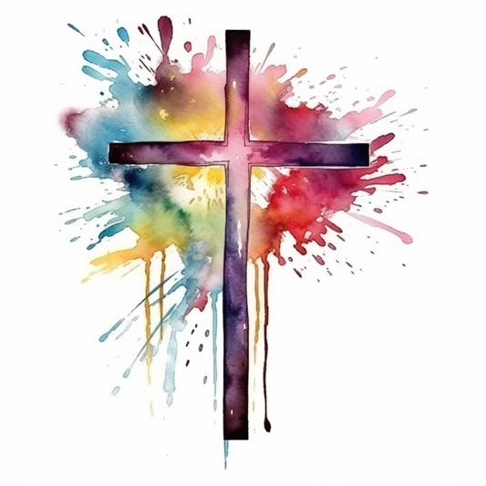 Christian Cross Vinyl Decal Sticker for Car, Laptop, Tumbler and more # 007873