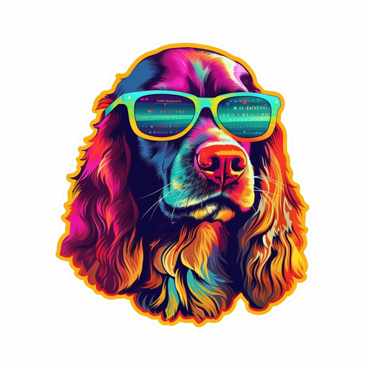 Cocker Spaniel Dog Vinyl Decal Sticker for Car, Laptop, Tumbler and more # 004112