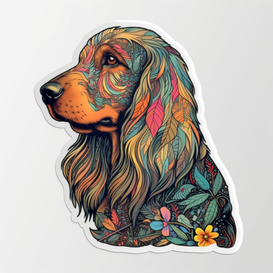 Cocker Spaniel Dog Vinyl Decal Sticker for Car, Laptop, Tumbler and more # 004115