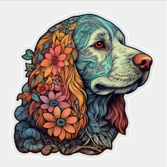 Cocker Spaniel Dog Vinyl Decal Sticker for Car, Laptop, Tumbler and more # 004122