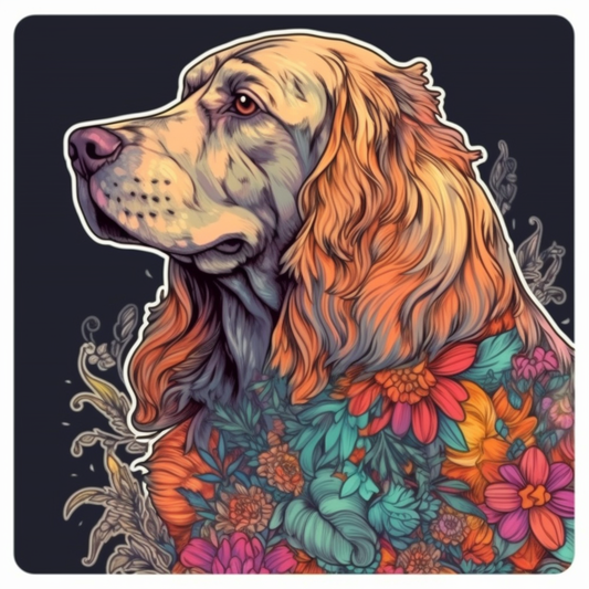 Cocker Spaniel Dog Vinyl Decal Sticker for Car, Laptop, Tumbler and more # 004116