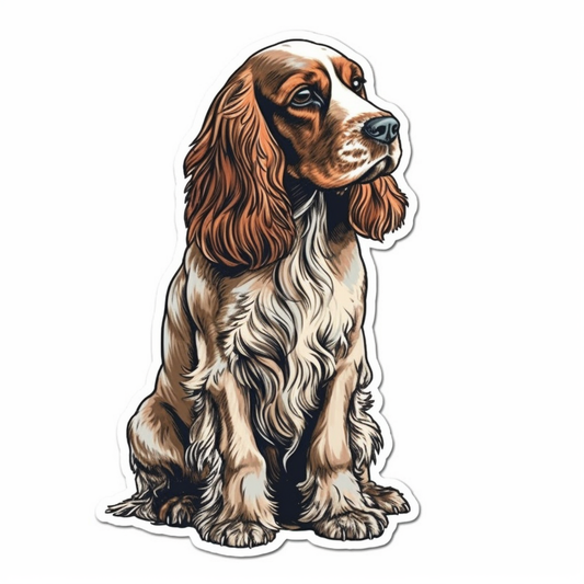 Cocker Spaniel Dog Vinyl Decal Sticker for Car, Laptop, Tumbler and more # 007186