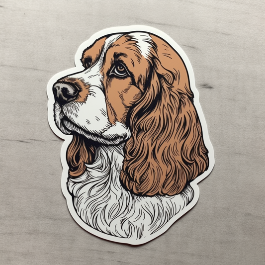 Cocker Spaniel Dog Vinyl Decal Sticker for Car, Laptop, Tumbler and more # 007193