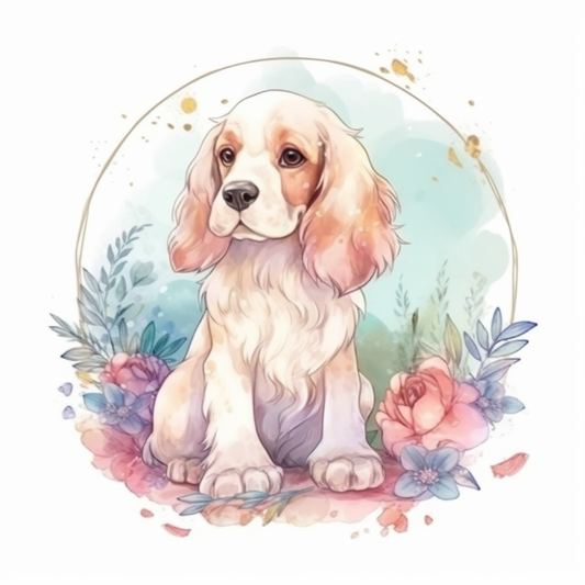 Cocker Spaniel Dog Vinyl Decal Sticker for Car, Laptop, Tumbler and more # 007206