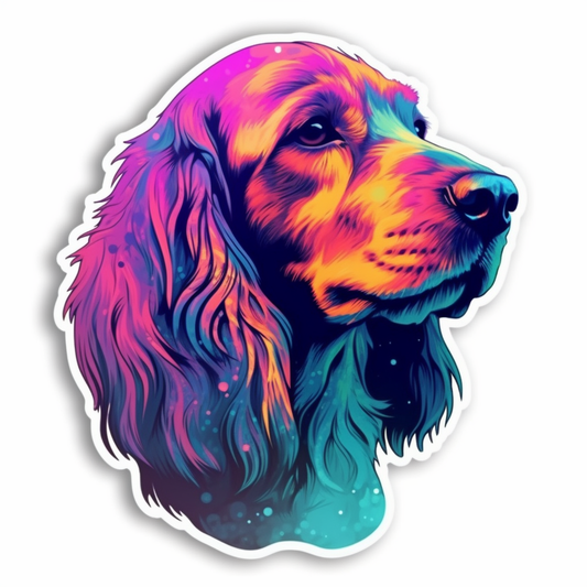 Cocker Spaniel Dog Vinyl Decal Sticker for Car, Laptop, Tumbler and more # 007211