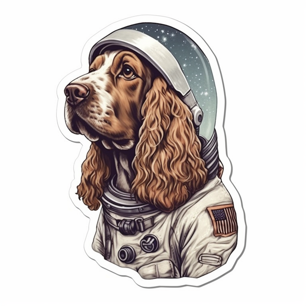 Cocker Spaniel Dog Vinyl Decal Sticker for Car, Laptop, Tumbler and more # 004114