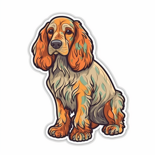 Cocker Spaniel Dog Vinyl Decal Sticker for Car, Laptop, Tumbler and more # 004133