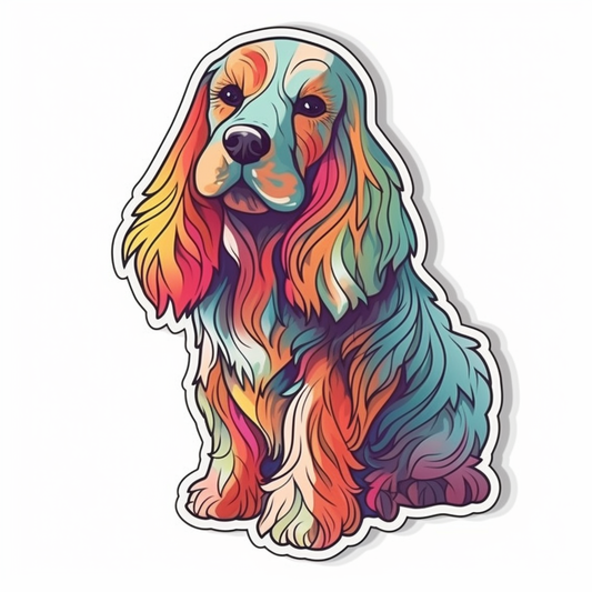 Cocker Spaniel Dog Vinyl Decal Sticker for Car, Laptop, Tumbler and more # 004135