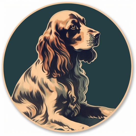 Cocker Spaniel Dog Vinyl Decal Sticker for Car, Laptop, Tumbler and more # 004111