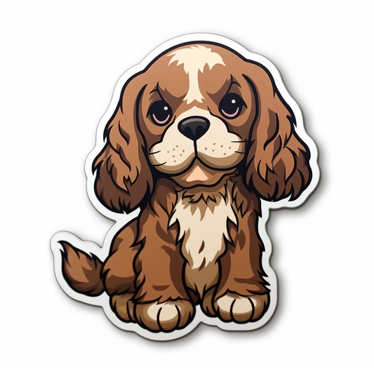 Cocker Spaniel Dog Vinyl Decal Sticker for Car, Laptop, Tumbler and more # 004128