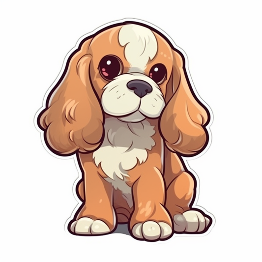 Cocker Spaniel Dog Vinyl Decal Sticker for Car, Laptop, Tumbler and more # 004124