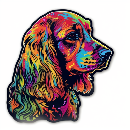Cocker Spaniel Dog Vinyl Decal Sticker for Car, Laptop, Tumbler and more # 004134