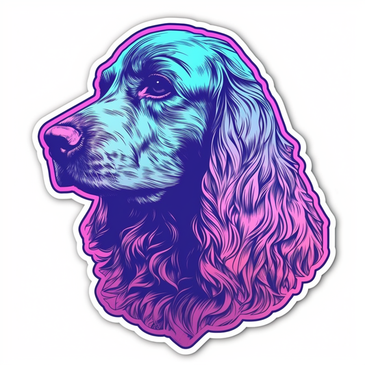 Cocker Spaniel Dog Vinyl Decal Sticker for Car, Laptop, Tumbler and more # 004146