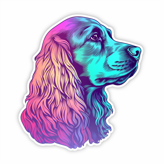 Cocker Spaniel Dog Vinyl Decal Sticker for Car, Laptop, Tumbler and more # 004155