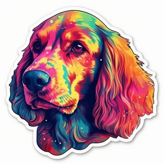 Cocker Spaniel Dog Vinyl Decal Sticker for Car, Laptop, Tumbler and more # 004136