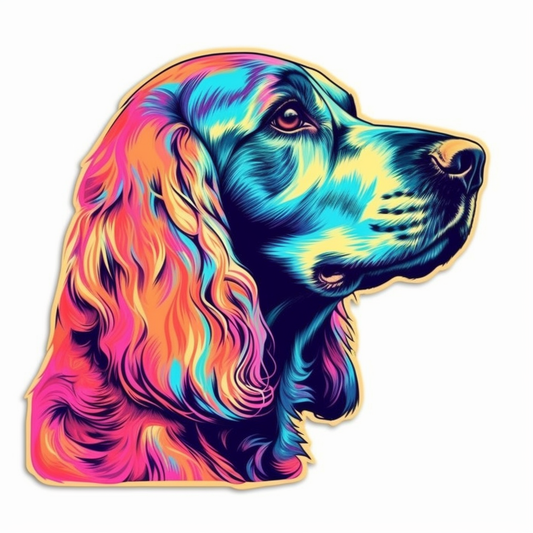 Cocker Spaniel Dog Vinyl Decal Sticker for Car, Laptop, Tumbler and more # 004140
