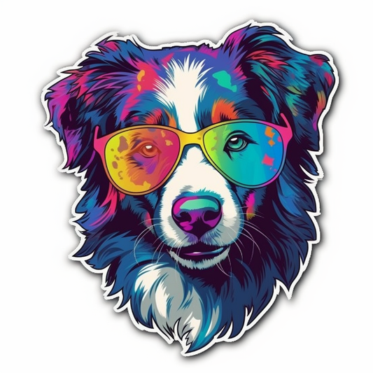 Australian Shepherd Dog Vinyl Decal Sticker for Car, Laptop, Tumbler and more # 003637