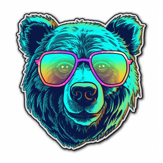 Bear Vinyl Decal Sticker for Car, Laptop, Tumbler and more # 00521