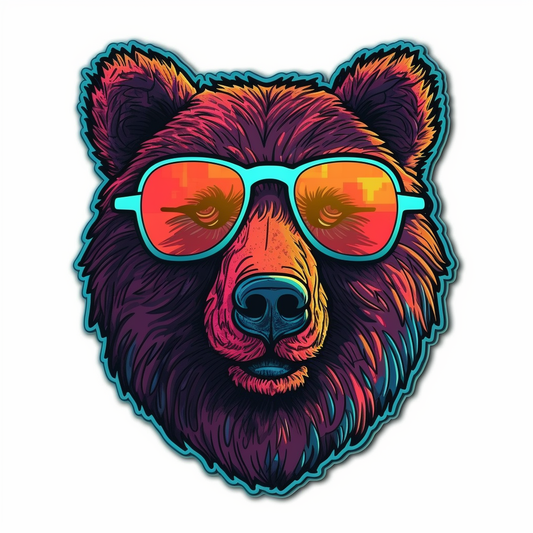 Bear Vinyl Decal Sticker for Car, Laptop, Tumbler and more # 00522
