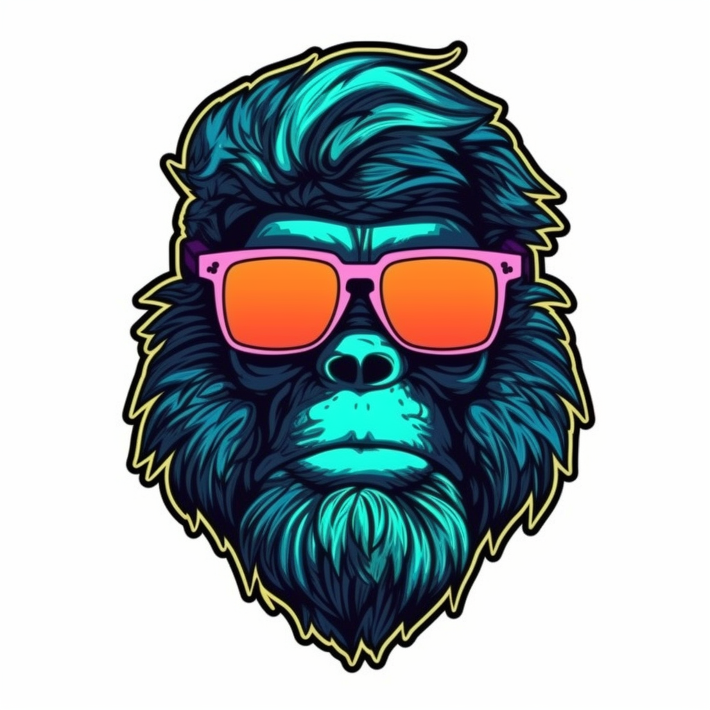 Big Foot Vinyl Decal Sticker for Car, Laptop, Tumbler and more # 006804