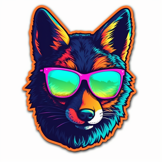 Fox Vinyl Decal Sticker for Car, Laptop, Tumbler and more # 00414