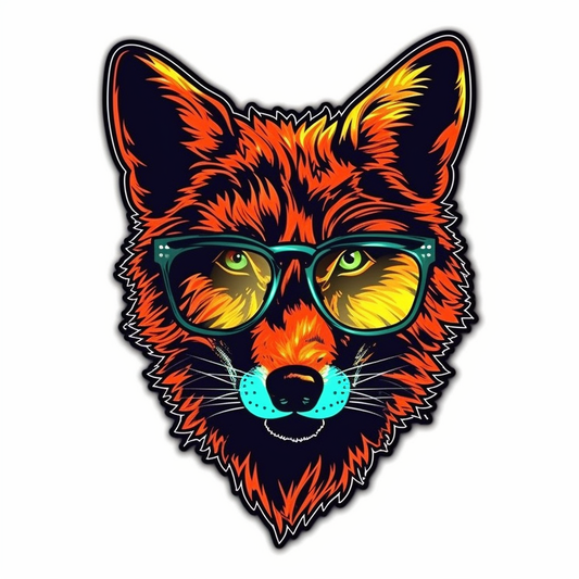 Fox Vinyl Decal Sticker for Car, Laptop, Tumbler and more # 00419