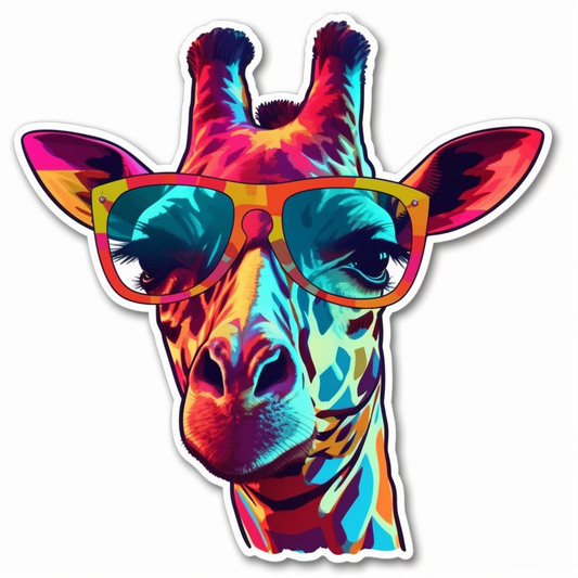 Giraffe Vinyl Decal Sticker for Car, Laptop, Tumbler and more # 001740