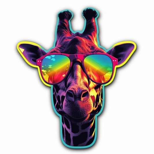 Giraffe Vinyl Decal Sticker for Car, Laptop, Tumbler and more # 001739