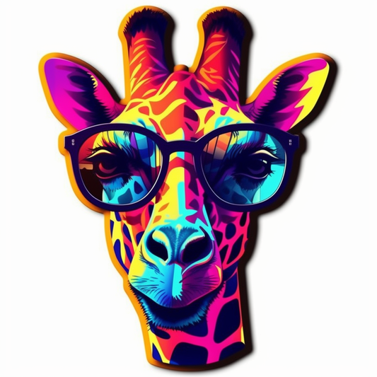 Giraffe Vinyl Decal Sticker for Car, Laptop, Tumbler and more # 001738