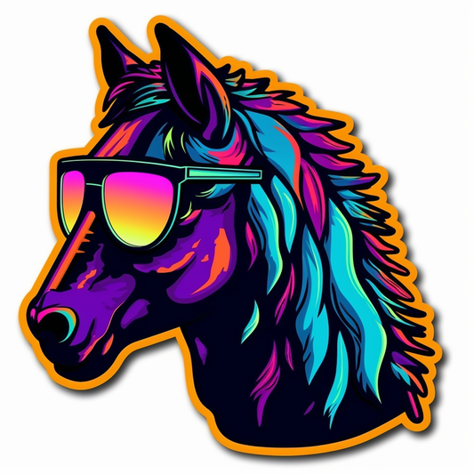 Horse Vinyl Decal Sticker for Car, Laptop, Tumbler and more # 00698