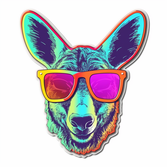 Kangaroo Vinyl Decal Sticker for Car, Laptop, Tumbler and more # 001680
