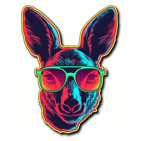 Kangaroo Vinyl Decal Sticker for Car, Laptop, Tumbler and more # 001679