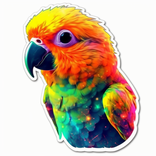 Love Bird Parrot Vinyl Decal Sticker for Car, Laptop, Tumbler and more # 003905