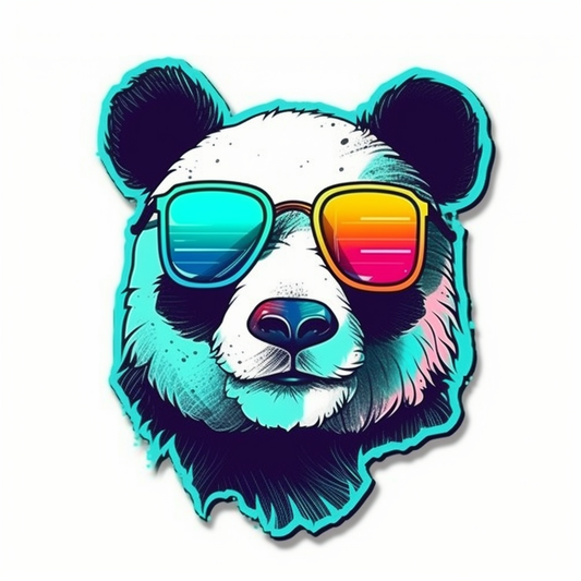 Panda Vinyl Decal Sticker for Car, Laptop, Tumbler and more # 006909