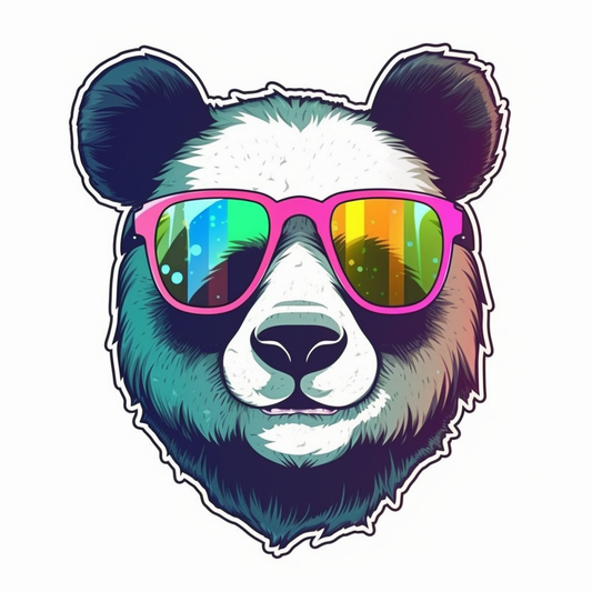 Panda Vinyl Decal Sticker for Car, Laptop, Tumbler and more # 006913
