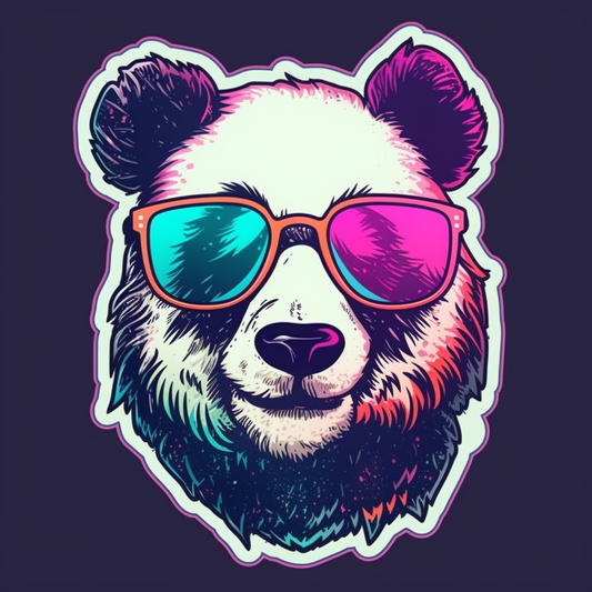Panda Vinyl Decal Sticker for Car, Laptop, Tumbler and more # 006906