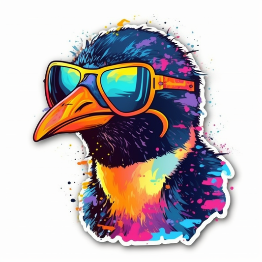 Penguin Vinyl Decal Sticker for Car, Laptop, Tumbler and more # 00337