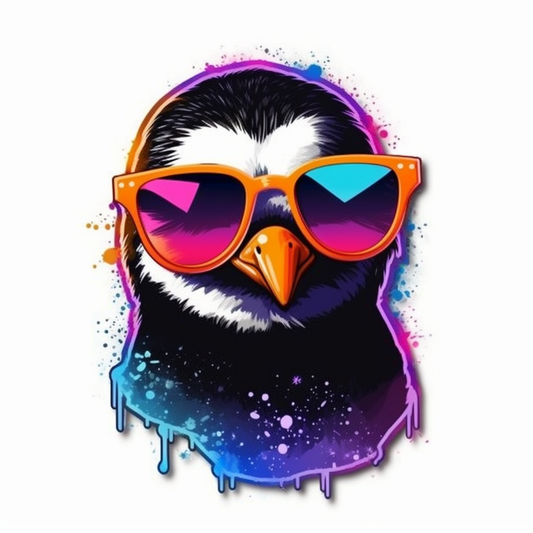 Penguin Vinyl Decal Sticker for Car, Laptop, Tumbler and more # 00327