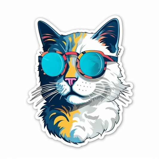 Ragdoll Cat Vinyl Decal Sticker for Car, Laptop, Tumbler and more # 003852
