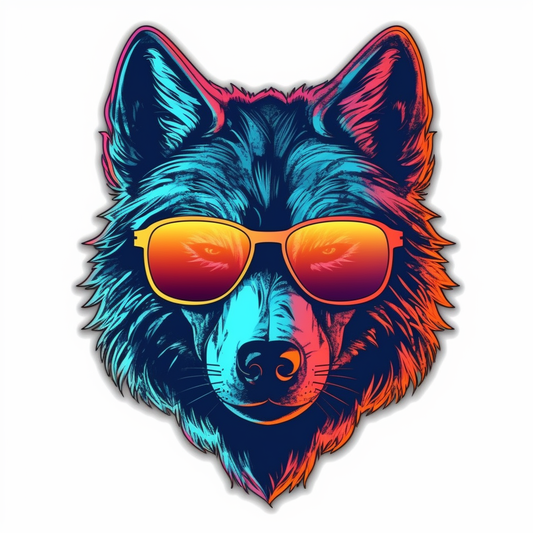 Wolf Vinyl Decal Sticker for Car, Laptop, Tumbler and more # 001804