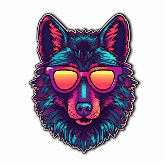 Wolf Vinyl Decal Sticker for Car, Laptop, Tumbler and more # 001807