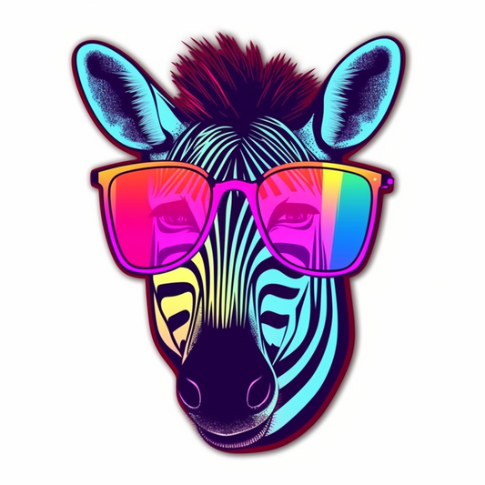 Zebra Vinyl Decal Sticker for Car, Laptop, Tumbler and more # 003794