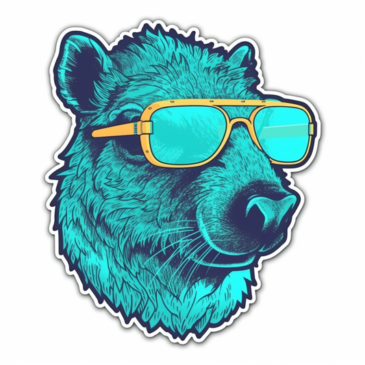 Capybara Vinyl Decal Sticker for Car, Laptop, Tumbler and more # 003518