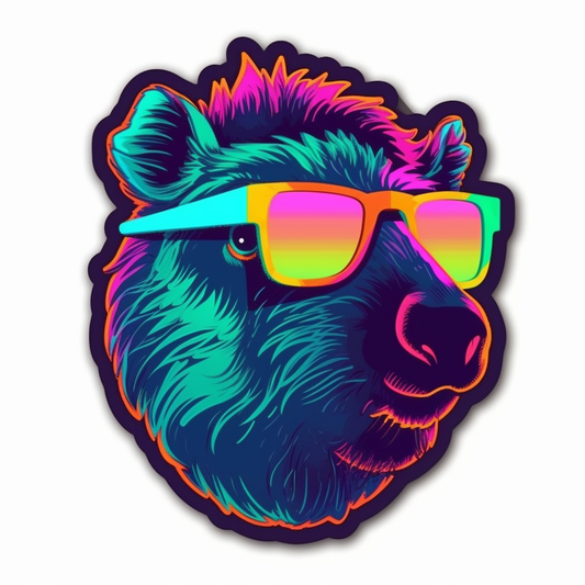 Capybara Vinyl Decal Sticker for Car, Laptop, Tumbler and more # 003517