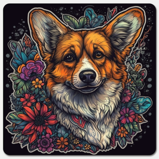 Corgi Dog Vinyl Decal Sticker for Car, Laptop, Tumbler and more # 003552