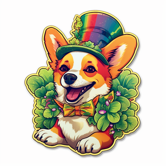 Corgi Dog Vinyl Decal Sticker for Car, Laptop, Tumbler and more # 003536
