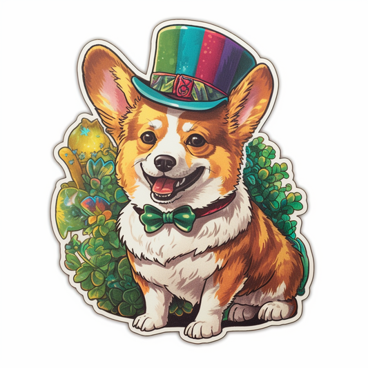 Corgi Dog Vinyl Decal Sticker for Car, Laptop, Tumbler and more # 003547