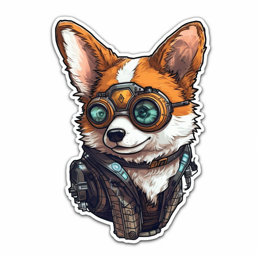 Corgi Dog Vinyl Decal Sticker for Car, Laptop, Tumbler and more # 003550
