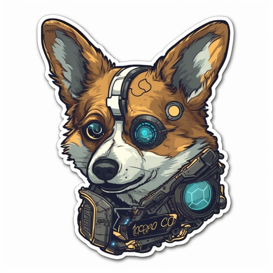 Corgi Dog Vinyl Decal Sticker for Car, Laptop, Tumbler and more # 003543